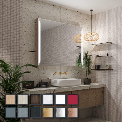 Prague Premium LED mirror - Rectangular