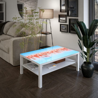 Stiklinis Stalviršis Ikea 90x55 cm