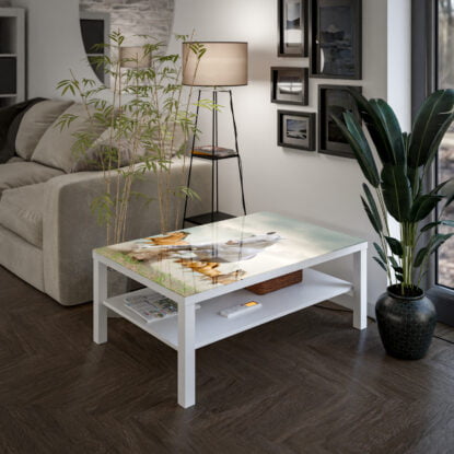 Stiklinis Stalviršis Ikea 90x55 cm