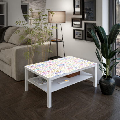 Stiklinis Stalviršis Ikea 90x55 cm