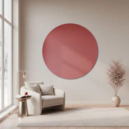 Apvalus veidrodis – purpurinis